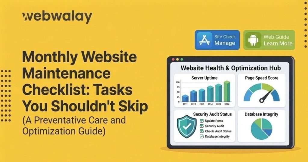 Monthly Website Maintenance Checklist